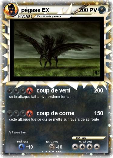 Pokemon pégase EX