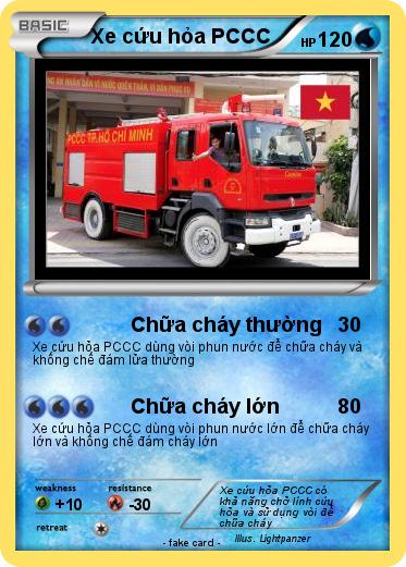 Pokemon Xe cứu hỏa PCCC
