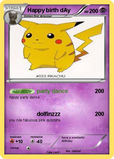 Pokemon Happy birth dAy