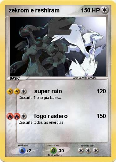 Pokemon zekrom e reshiram