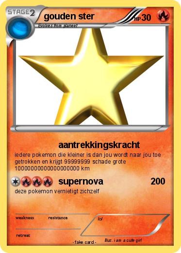Pokemon gouden ster