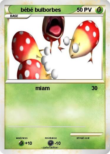 Pokemon bébé bulborbes