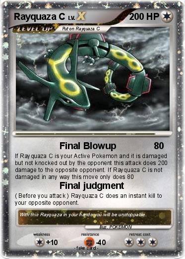 Pokemon Rayquaza C
