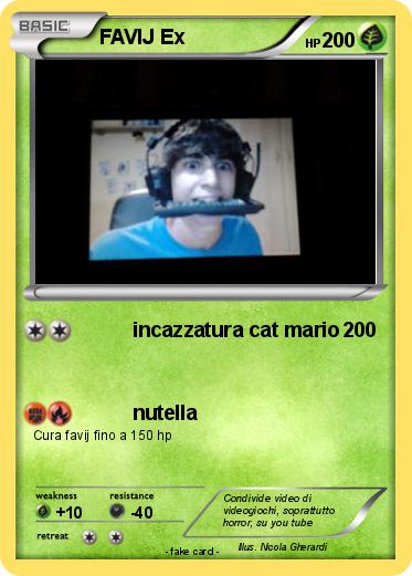 Pokemon FAVIJ Ex