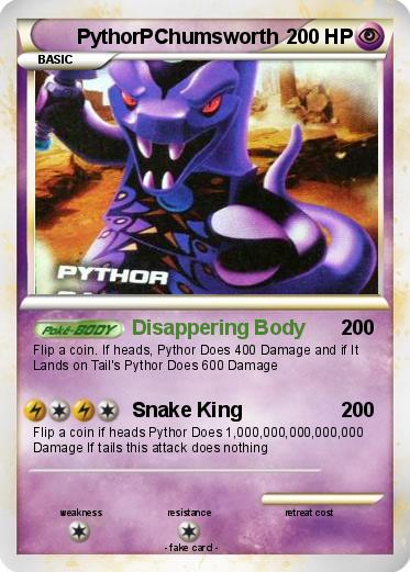 Pokemon PythorPChumsworth