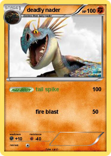 Pokemon deadly nader