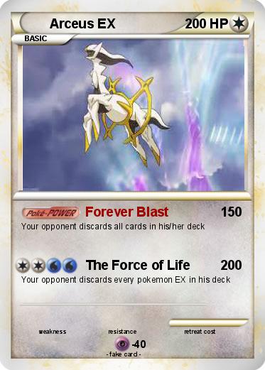 Pokemon Arceus EX