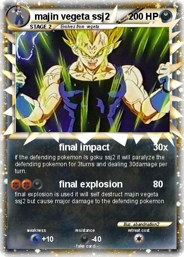 Pokemon majin vegeta ssj2