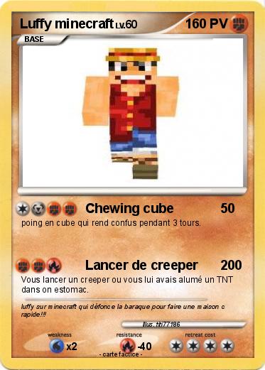 Pokemon Luffy minecraft