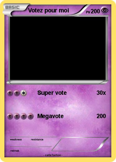 Pokemon Votez pour moi