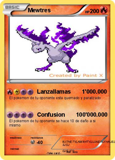 Pokemon Mewtres