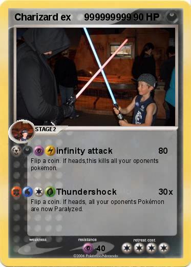 Pokemon Charizard ex     999999999