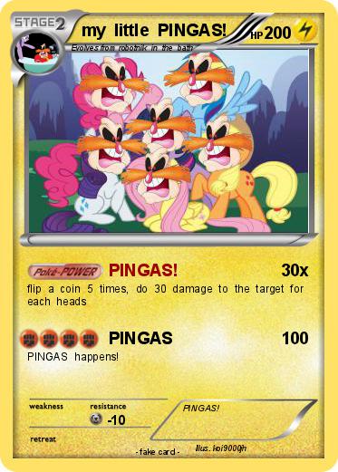 Pokemon my  little  PINGAS!