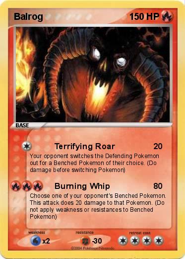 Pokémon Balrog - Terrifying Roar - My Pokemon Card