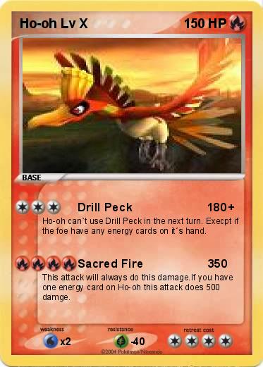 Pokemon Ho-oh Lv X                                            
