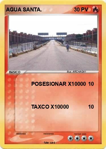 Pokemon AGUA SANTA.