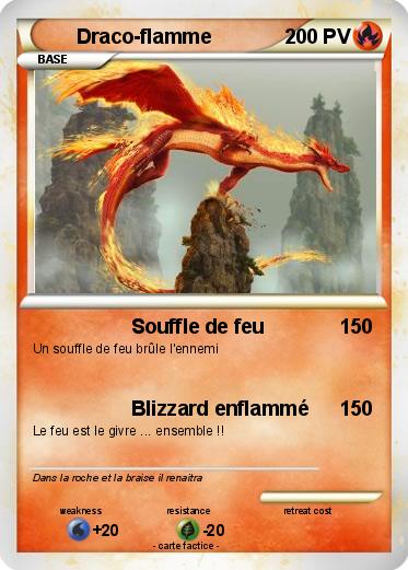 Pokemon Draco-flamme