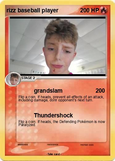 Pokemon rizz baseball player
