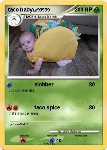 Pokemon taco baby