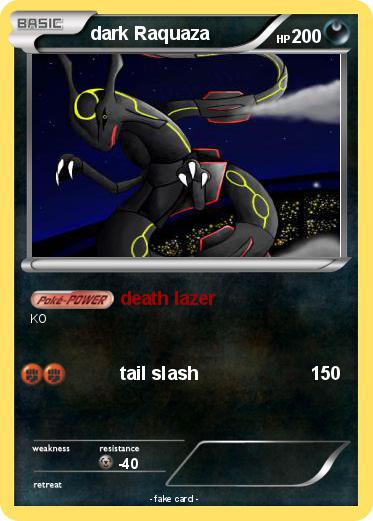 Pokemon dark Raquaza
