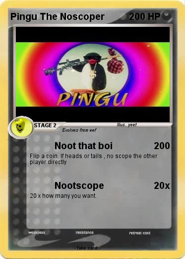 Pokemon Pingu The Noscoper