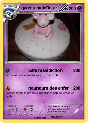 Pokemon gateau maléfique