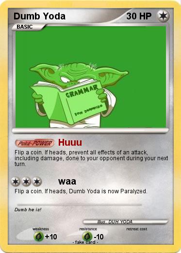 Pokemon Dumb Yoda