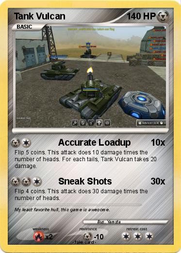 Pokemon Tank Vulcan