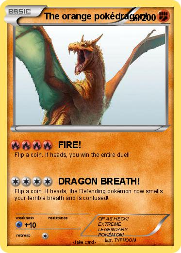 Pokemon The orange pokédragon!