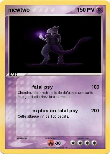 Pokemon mewtwo