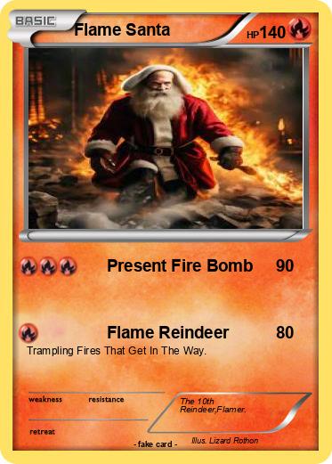 Pokemon Flame Santa