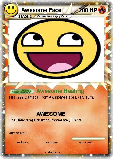 Pokemon Awesome Face