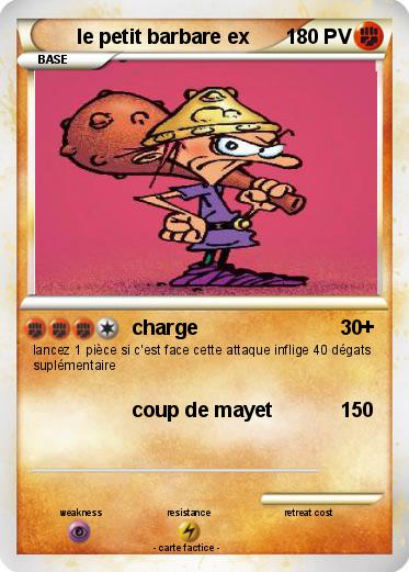 Pokemon le petit barbare ex