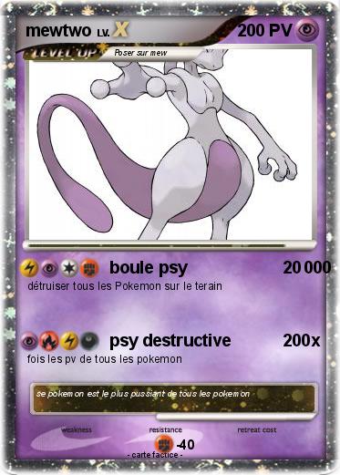 Pokemon mewtwo