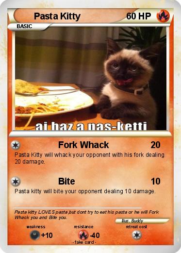 Pokemon Pasta Kitty