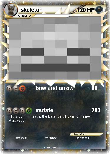 Pokemon skeleton