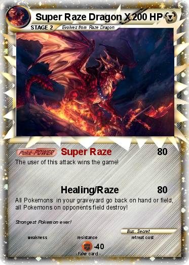 Pokemon Super Raze Dragon X