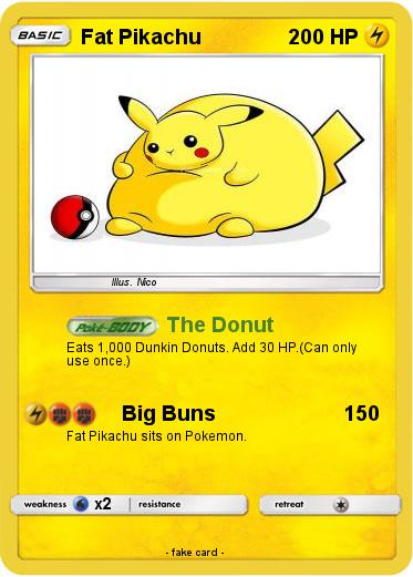 Pokemon Fat Pikachu