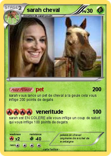 Pokemon sarah cheval