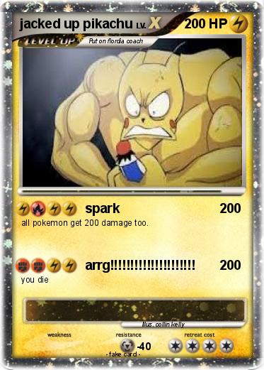 Pokemon jacked up pikachu