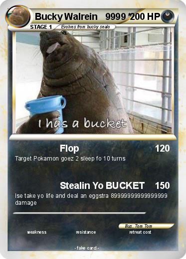 Pokemon Bucky Walrein   9999 *