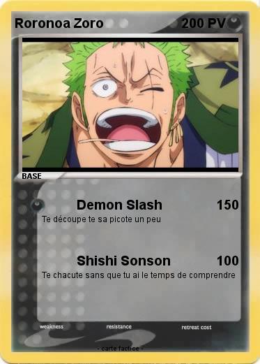 Pokemon Roronoa Zoro