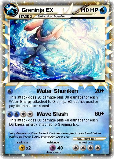 Pokemon Greninja EX