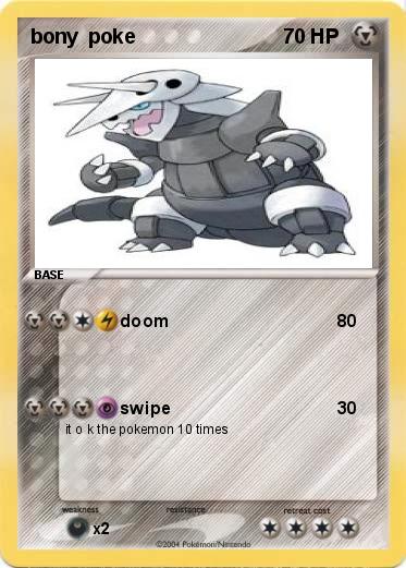Pokemon bony  poke