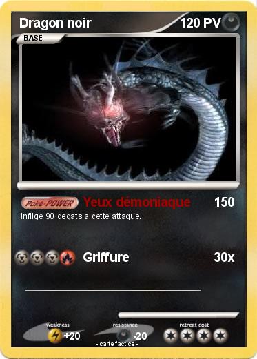 Pokemon Dragon noir