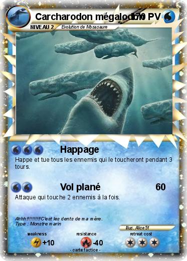 Pokemon Carcharodon mégalodon