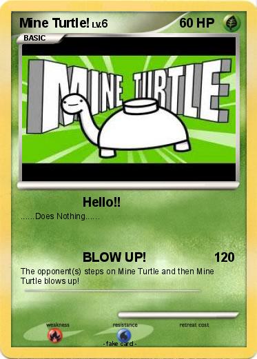 Pokemon Mine Turtle!