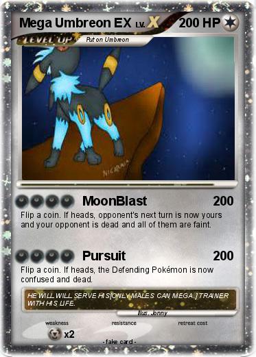Pokemon Mega Umbreon EX