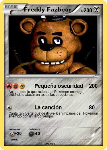 Pokemon Freddy Fazbear