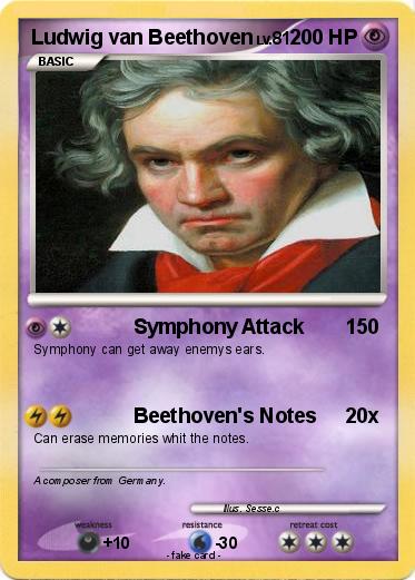 Pokemon Ludwig van Beethoven
